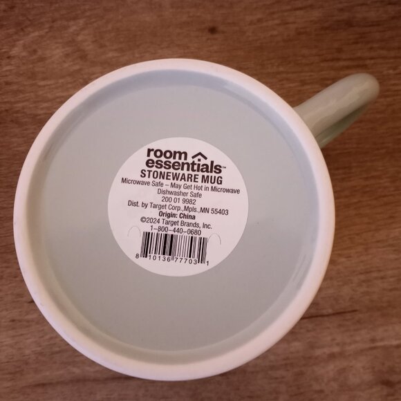 Room Essentials  "Just Vibes" Ceramic 16oz Mugs, Set of 2 - Picture 4 of 9